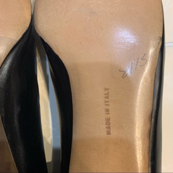 Salvatore Ferragamo New Black Leather & Suede Loafers Sz 5 AA - Picture 6 of 13